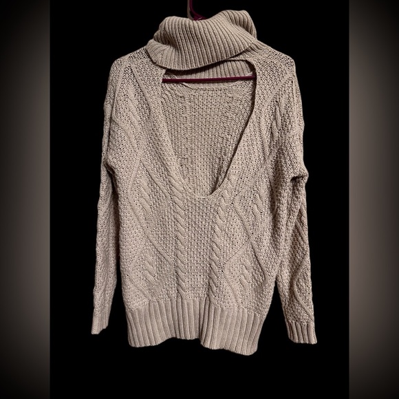 BKE Open Back Turtleneck Knit Sweater Size Medium - Picture 5 of 5